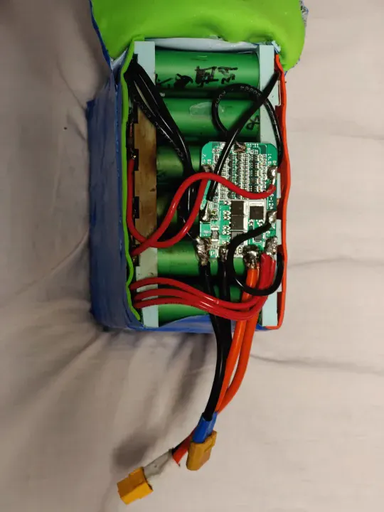 Burn marks on the original BMS