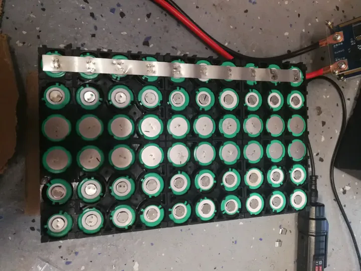 First spot welds