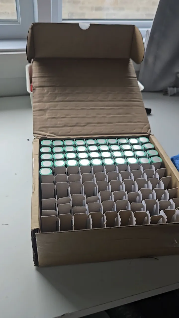 Brand new battery cells