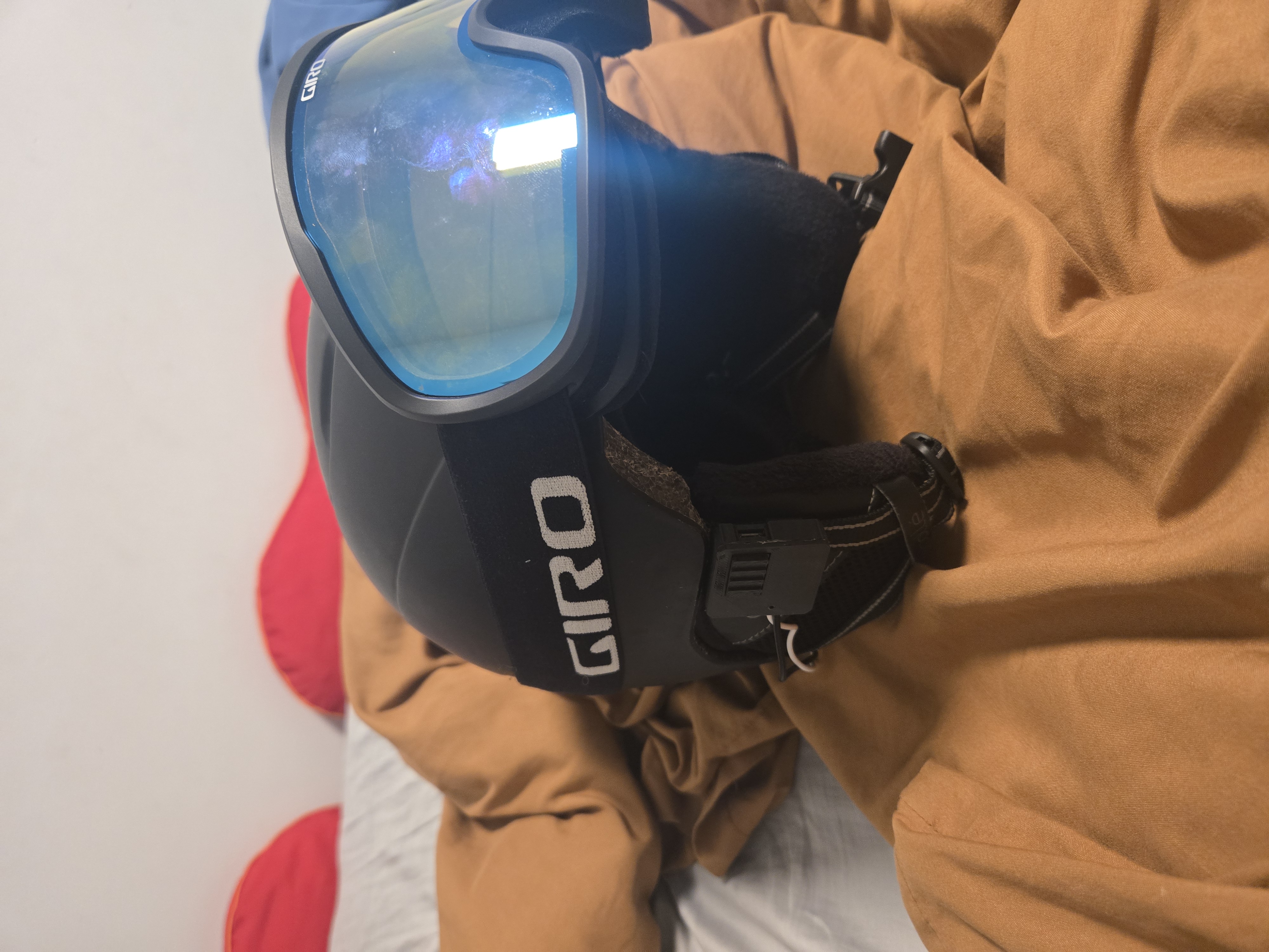 Helmet speaker front view