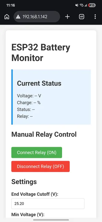 Web dashboard