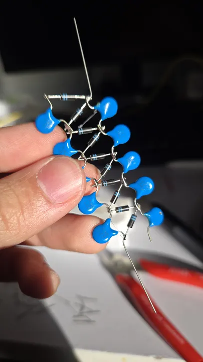 Voltage multiplier close-up