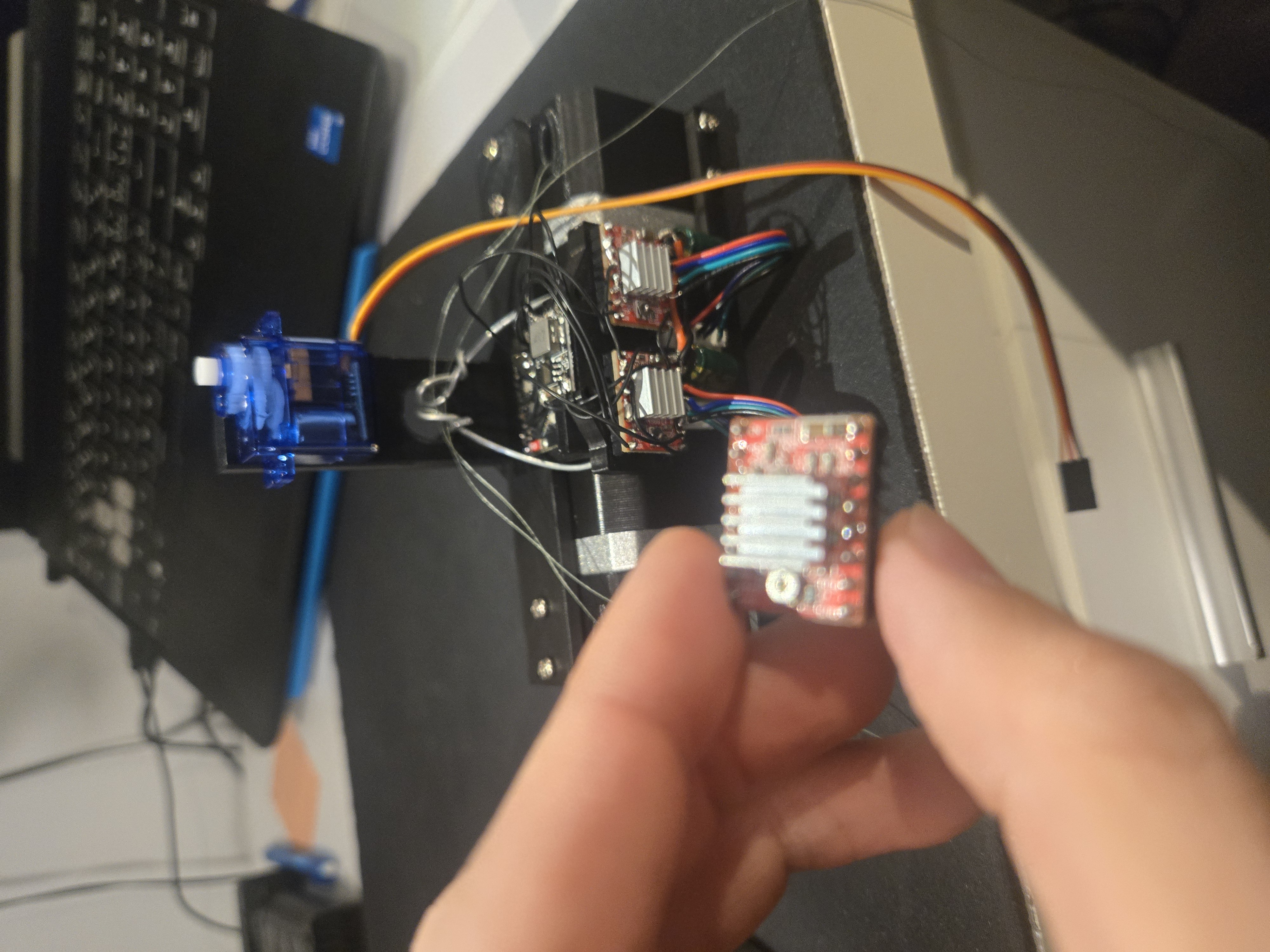 Image of a blown A4988 stepper driver