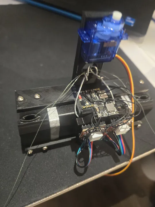 Layout of the electronics inside the v plotter
